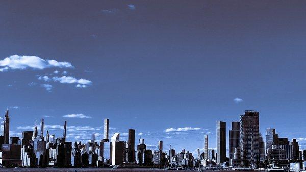 View of Manhattan from the park