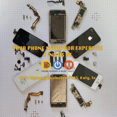 Get your phone fixed by us in katy, tx call us today https://phonerepairsnmore.com