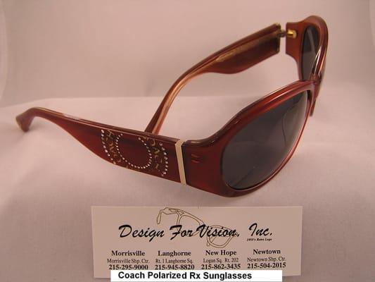 Coach RX polarized in your RX