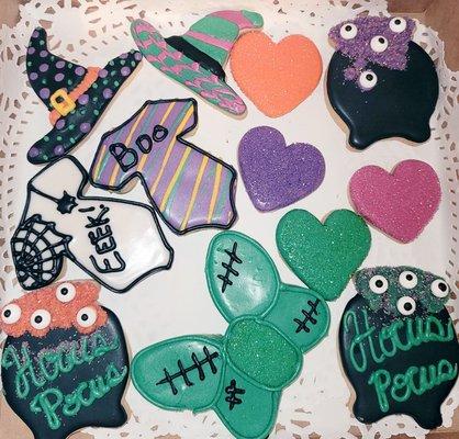 Halloween Baby Shower Cookies