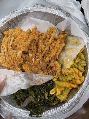 Vegan Fried Chicken Platter