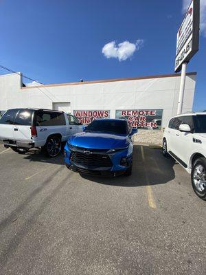 2020 Blazer RS all around window tint.