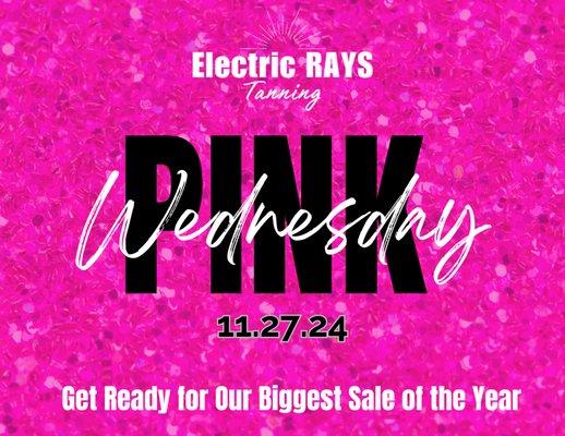 Our biggest sale day of the year is coming up on 11/27/24