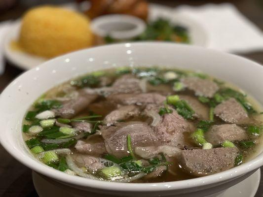 24.Pho with Beef Brisket and Meatball