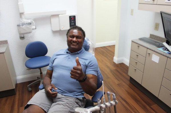 Happy Patient - Thumbs Up