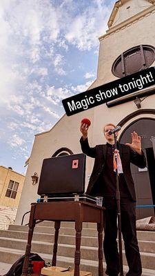 Magic show for a Church event in Los Angeles