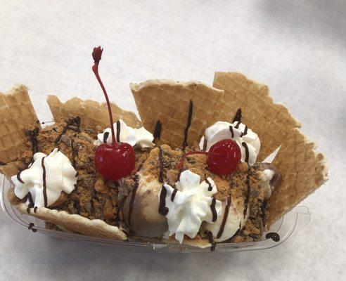 Ice cream nachos