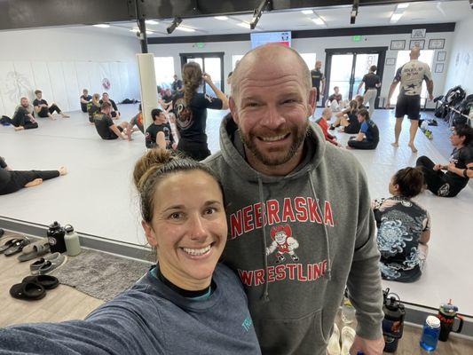 My husband and I thoroughly enjoyed our training experience at their open mat. Everyone was welcoming and the gym was very clean!