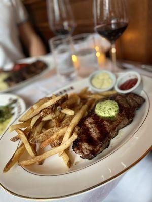 Prime steak frites