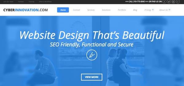 Website design that's beautiful, SEO friendly, functional and secure