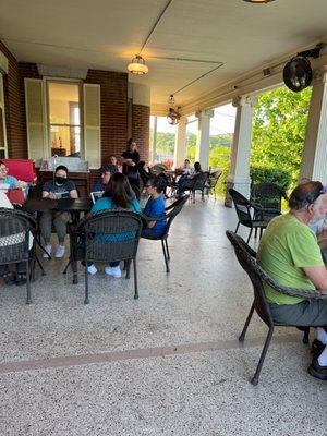 Porch seating