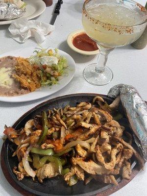 Chicken fajitas