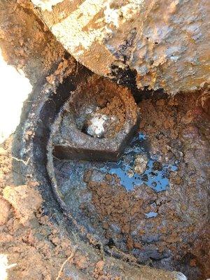 Septic tank repairs