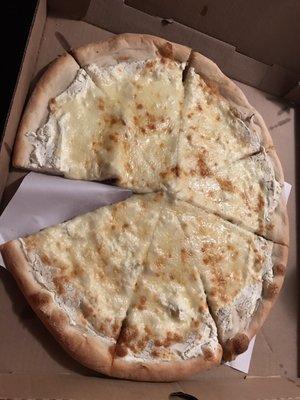 Pizza blanca. Absolutely delicious.