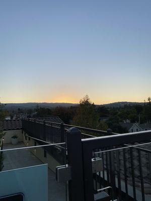 View from spa deck looking west