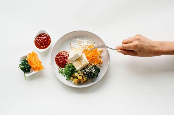 Bibimbap w/ Tofu or Grass-fed Beef