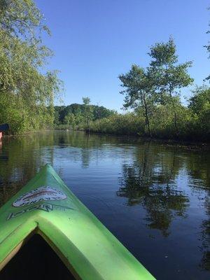 Water is great for kayaking.