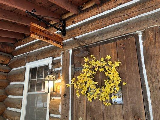 Entrance to tavern and tasting room