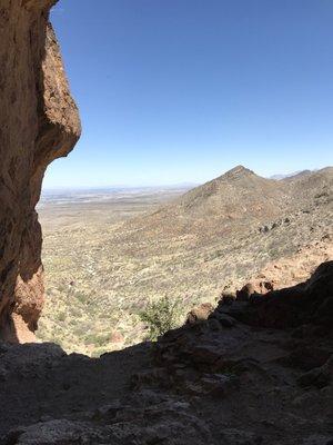 View from one of the caves - Aztec Cave