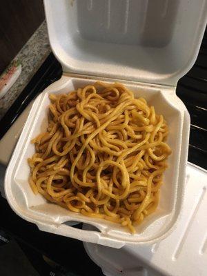 Bland noodles