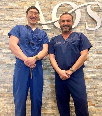 Dr. William Kim and Dr. Joe Alamat