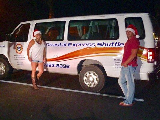 Happy Holidays from Coastal Express Shuttle.