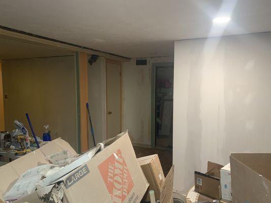 After of ceilings and walls