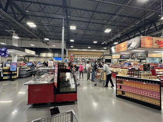 Deli and cheese area