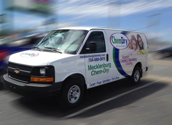 National brand ChemDry chose Kranken Signs Vehicle Wraps in Atlanta GA because of our installation expertise.