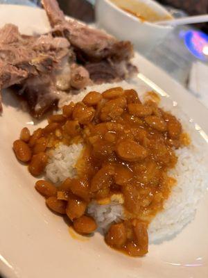 PERNIL con ARROZ BLANCO (ROAST PORK AND WHITE RICE