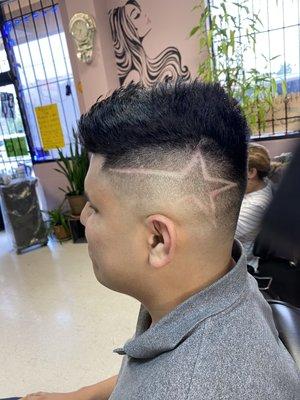 Astros hair design