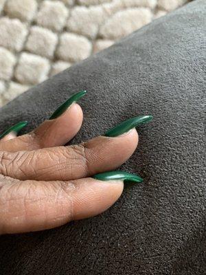 Uneven nails