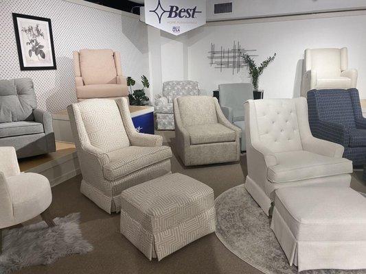 Great selection of Accent Chairs, Swivel Gliders and Recliners