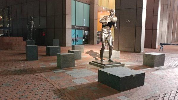 Bill Russell Memorial next to Boston's City Hall