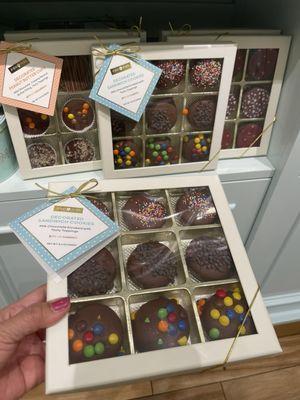 Specialty chocolate covered Oreos - gourmet presentation $19.95