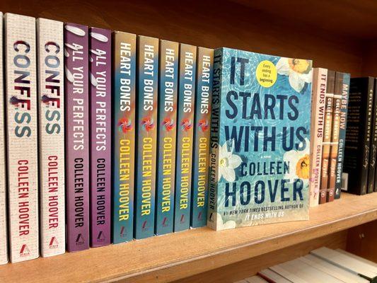 All The Colleen Hoover Books