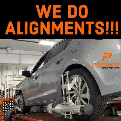 Ask about our alignment services!