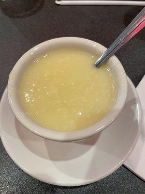 Lemon rice soup