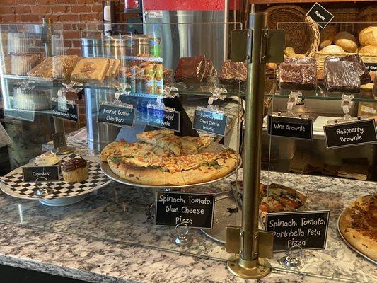 Baked food display