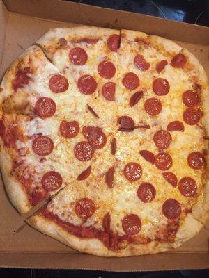 Pepperoni pizza