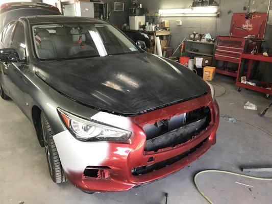 2016 INFINITI Q50 READY FOR PAINT