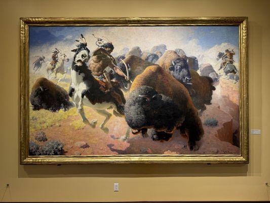 Bison hunt