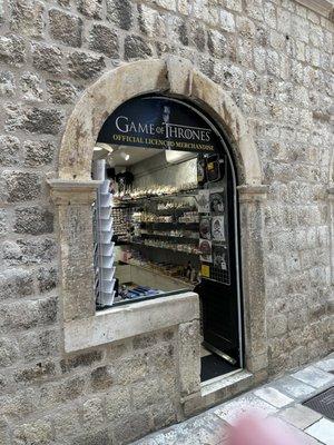 So many Game of Thrones stores! Old Town Dubrovnik