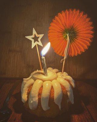 Raspberry cheesecake Bundt! For my 23 birthday!