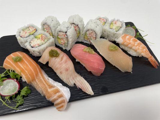 Sushi Combo A with California Roll