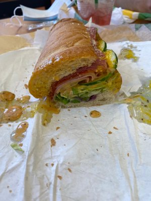 This subway never disappoints  , Italian B.M.T.