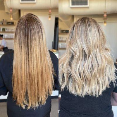 Blonde balayage