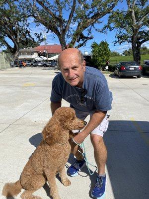 Marley and my husband.