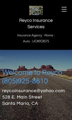 Our website www.reycoinsuranceservices.com is now up and running.