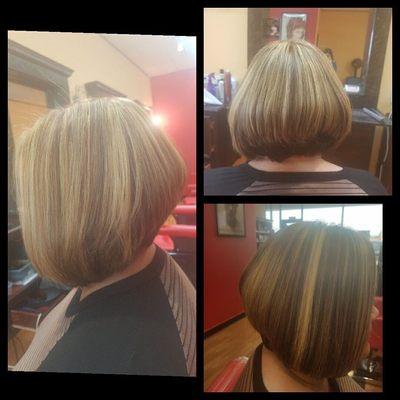 Highlights and Bob Haircut